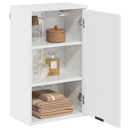 Badkamer Kast Wandgemonteerd Hoogglans wit 39 x 23,5 x 65 cm