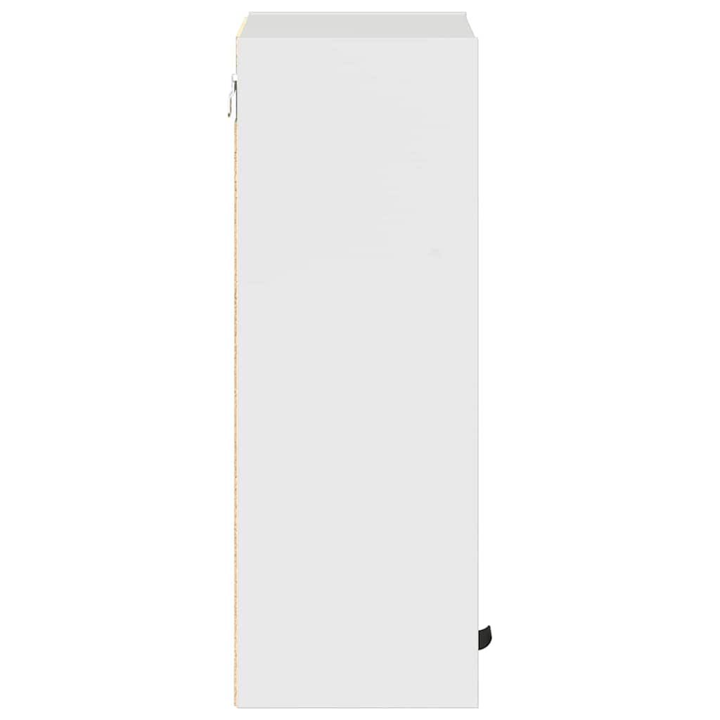 Badkamer Kast Wandgemonteerd Hoogglans wit 39 x 23,5 x 65 cm