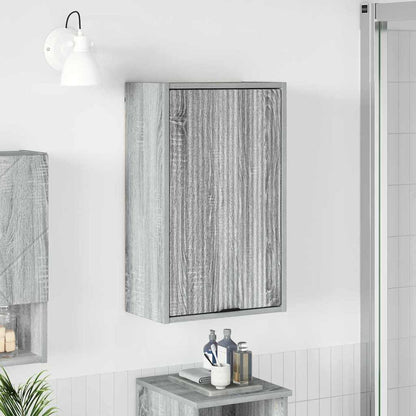 Badkamer Kast Wandgemonteerd Grijs Sonoma 39 x 23,5 x 65 cm