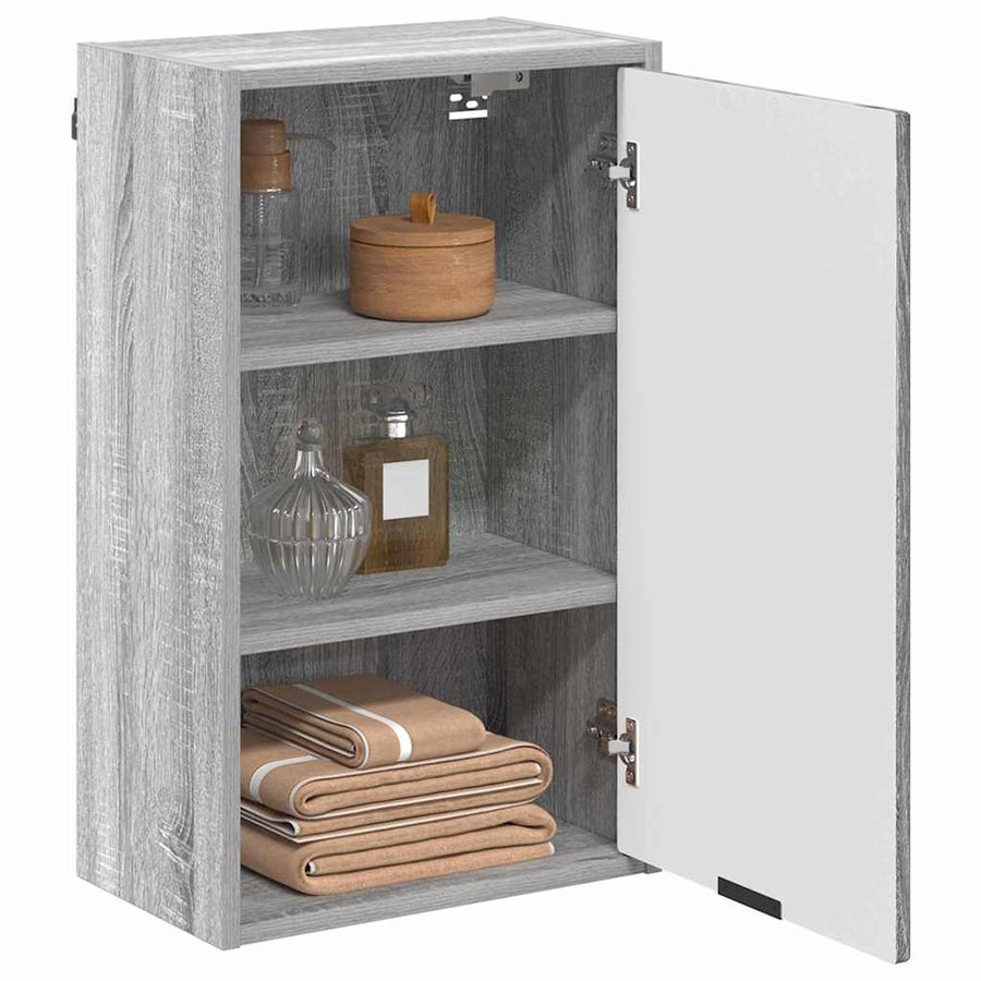 Badkamer Kast Wandgemonteerd Grijs Sonoma 39 x 23,5 x 65 cm