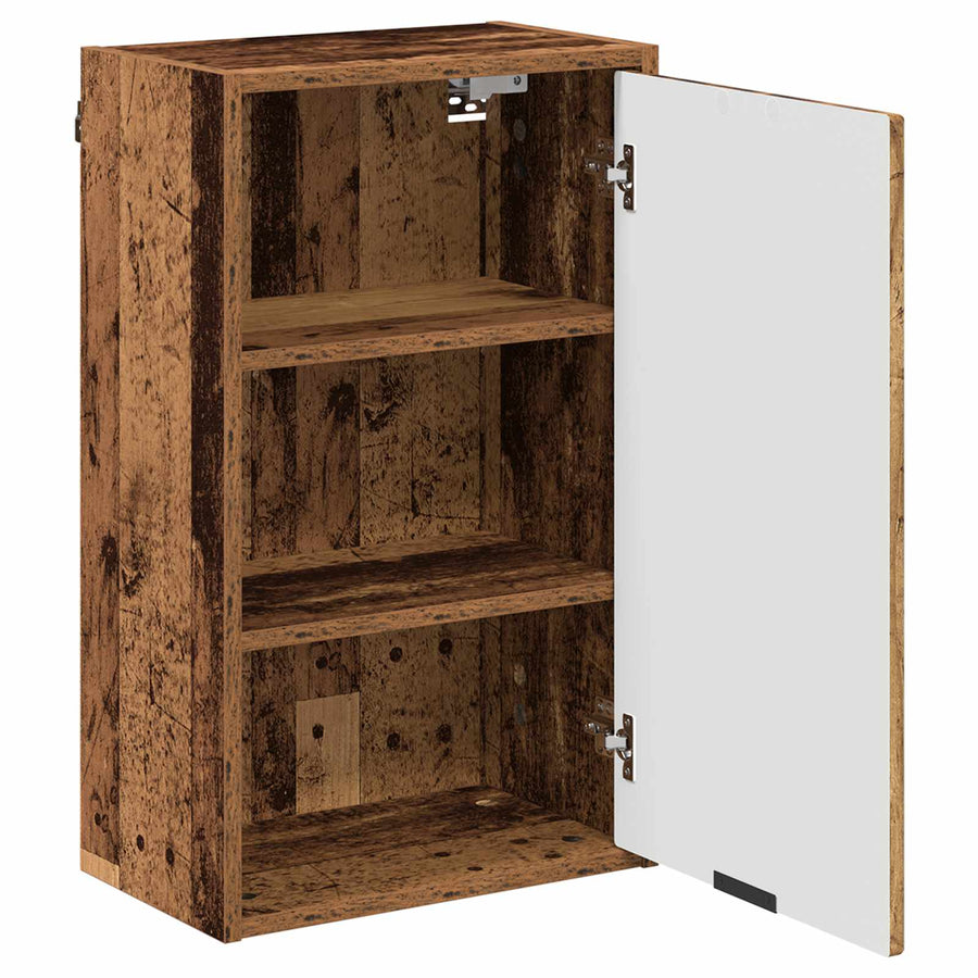 Badkamer Kast Oud Hout 39 x 23,5 x 65 cm Bewerkt hout & Metaal
