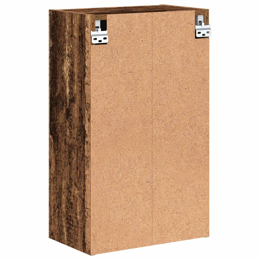 Badkamer Kast Oud Hout 39 x 23,5 x 65 cm Bewerkt hout & Metaal
