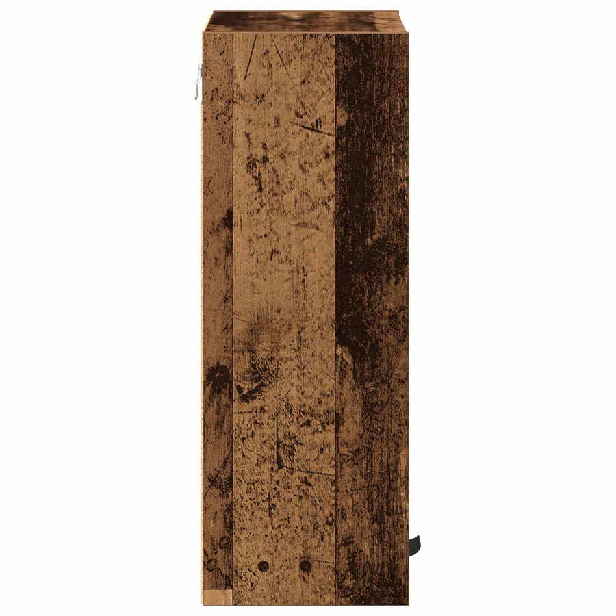 Badkamer Kast Oud Hout 39 x 23,5 x 65 cm Bewerkt hout & Metaal