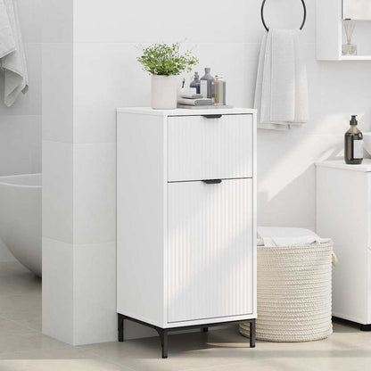 Badkamer Kast Wit 39,5 x 36 x 88 cm Bewerkt hout & Metaal