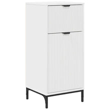 Badkamer Kast Wit 39,5 x 36 x 88 cm Bewerkt hout & Metaal