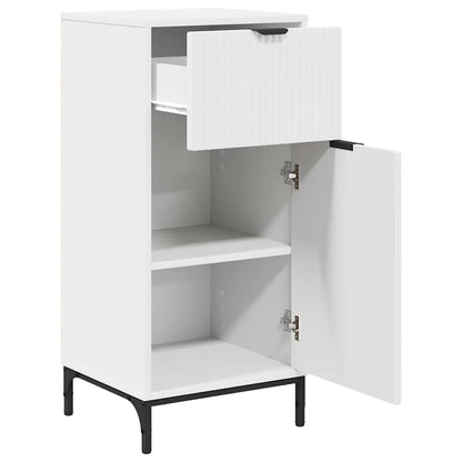 Badkamer Kast Wit 39,5 x 36 x 88 cm Bewerkt hout & Metaal