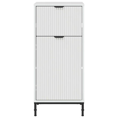 Badkamer Kast Wit 39,5 x 36 x 88 cm Bewerkt hout & Metaal