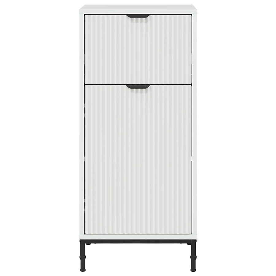 Badkamer Kast Wit 39,5 x 36 x 88 cm Bewerkt hout & Metaal