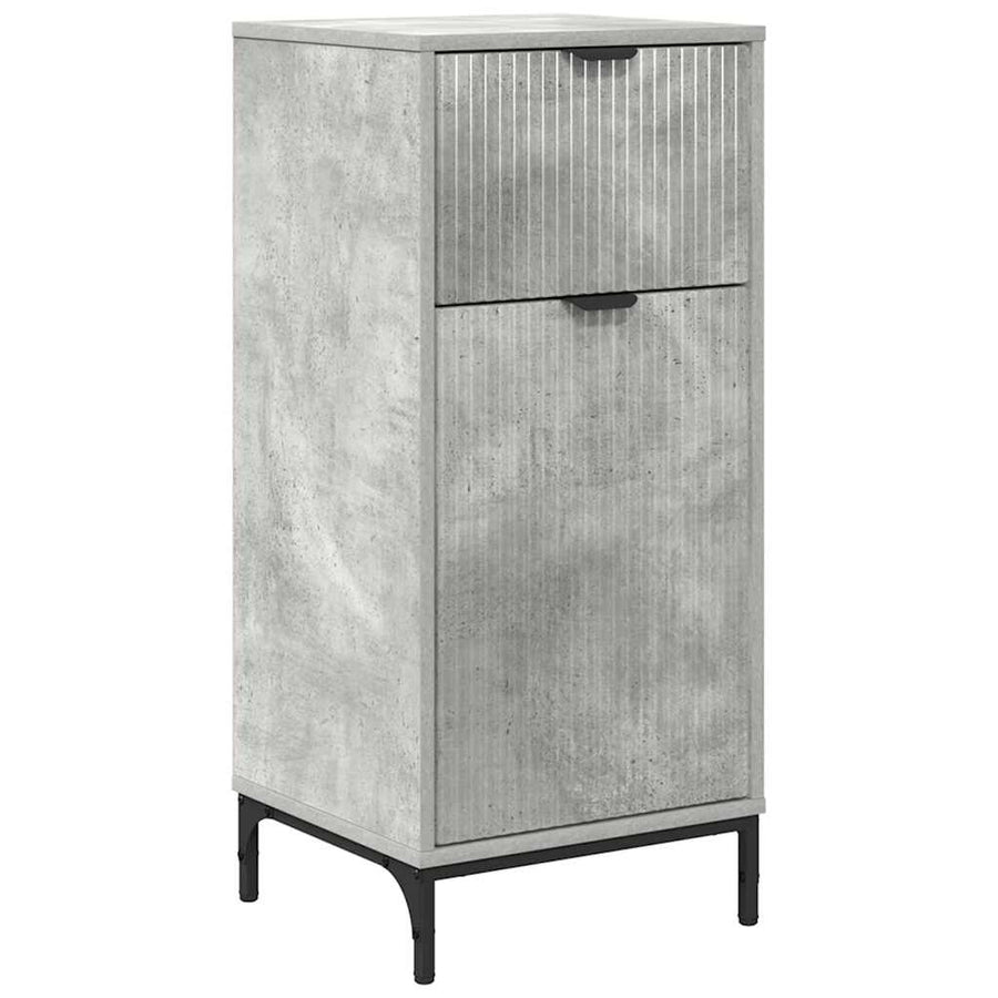 Badkamer Kast met lade met opslag Beton Grijs 39,5 x 36 x 88 cm