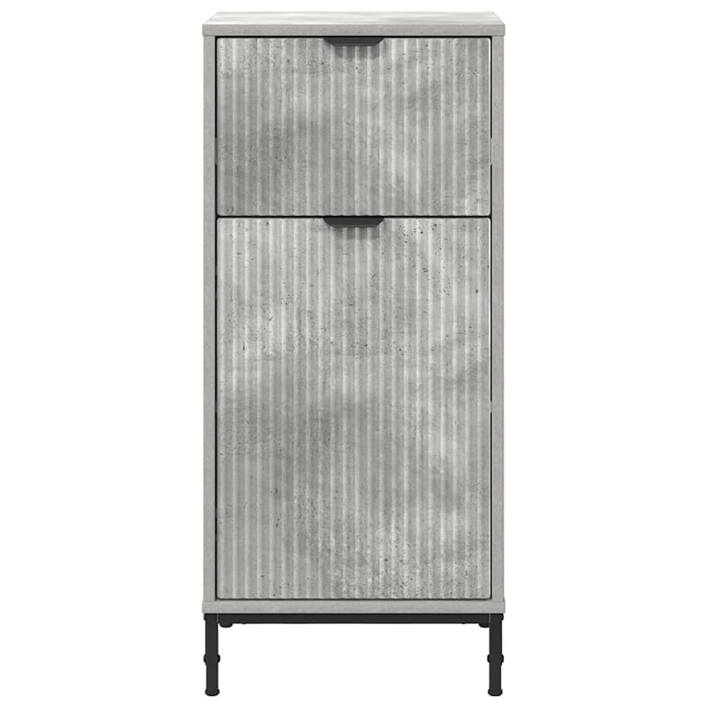 Badkamer Kast met lade met opslag Beton Grijs 39,5 x 36 x 88 cm
