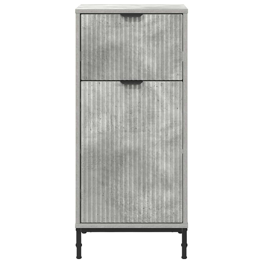 Badkamer Kast met lade met opslag Beton Grijs 39,5 x 36 x 88 cm