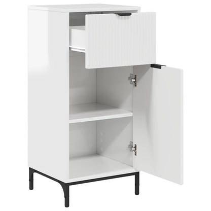 Badkamer Kast Hoogglans wit 39,5 x 36 x 88 cm