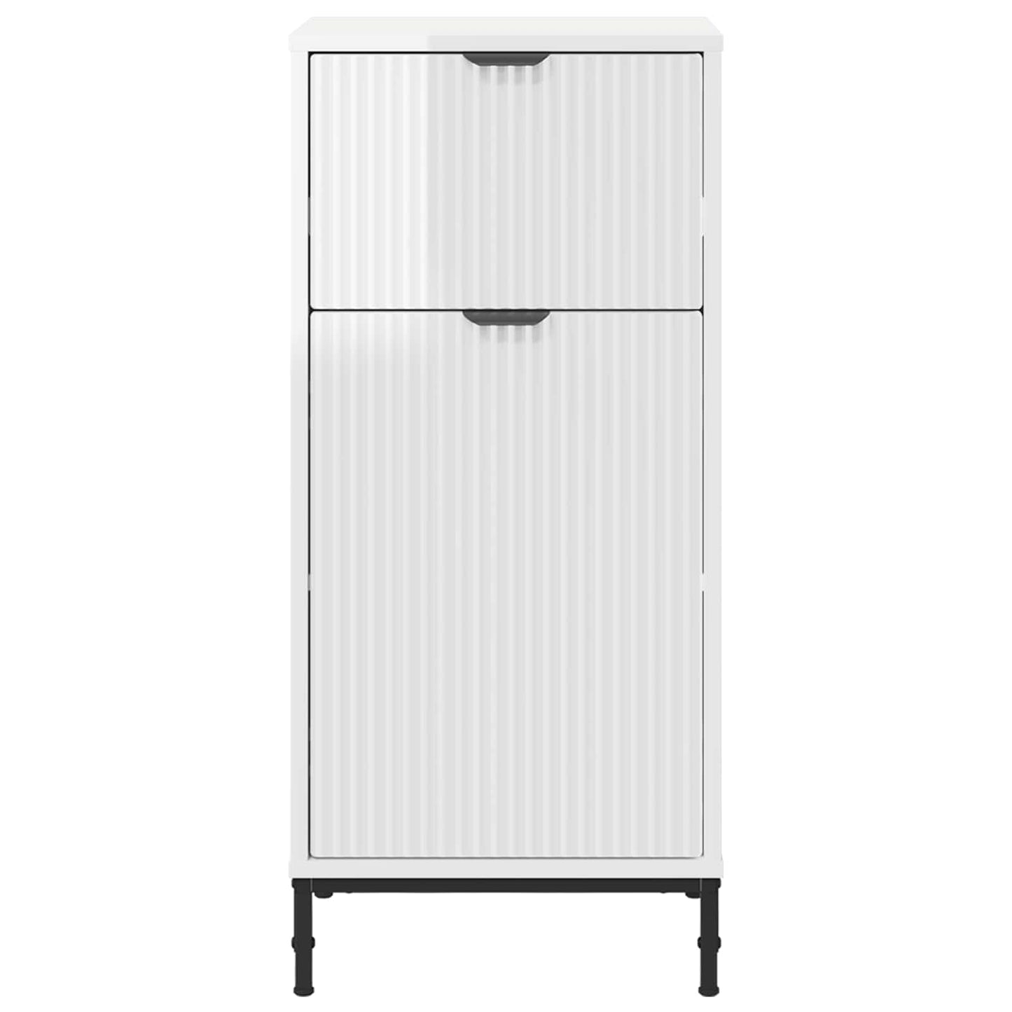 Badkamer Kast Hoogglans wit 39,5 x 36 x 88 cm