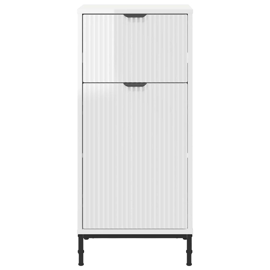 Badkamer Kast Hoogglans wit 39,5 x 36 x 88 cm