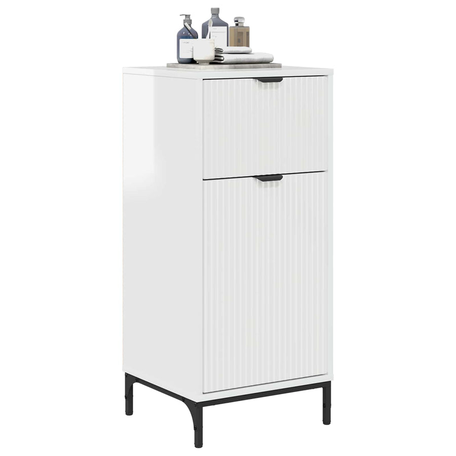 Badkamer Kast Hoogglans wit 39,5 x 36 x 88 cm