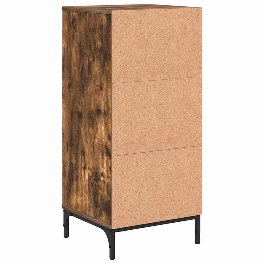Badkamer Kast met lade Gerookt eiken 39,5 x 36 x 88 cm
