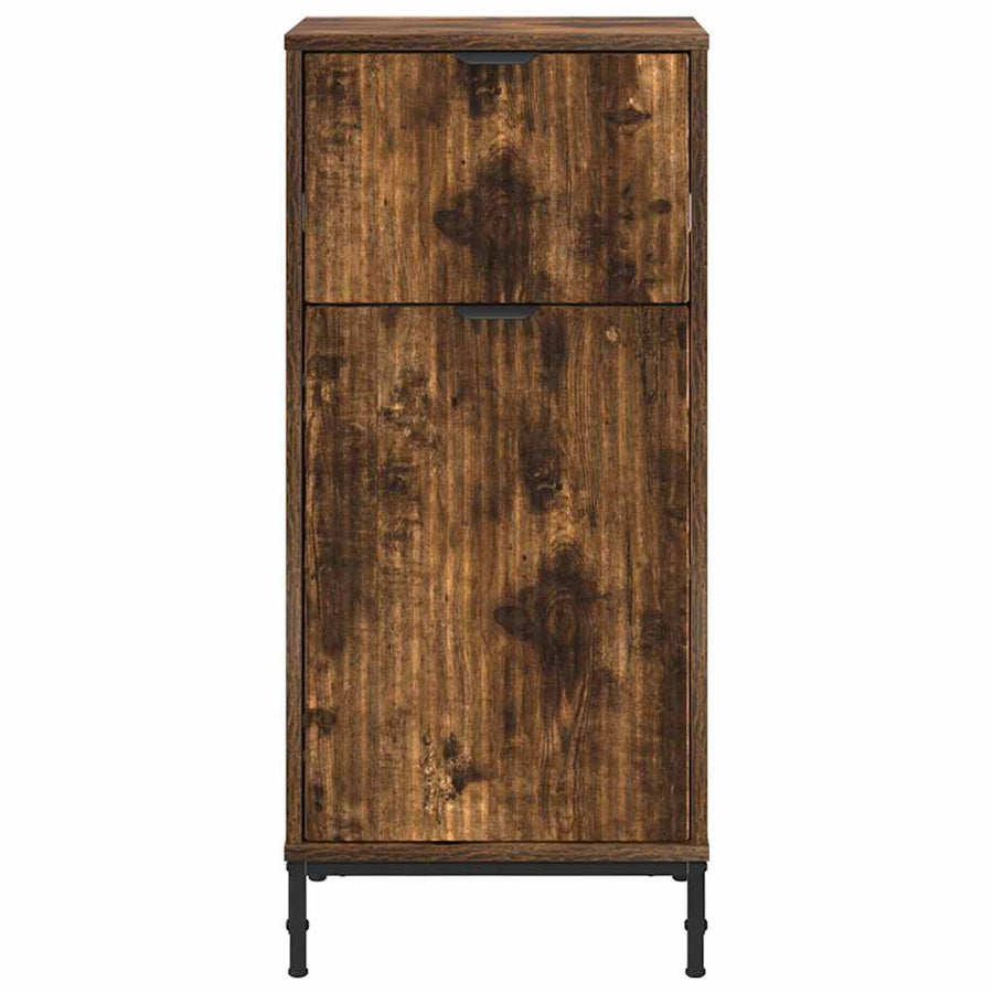 Badkamer Kast met lade Gerookt eiken 39,5 x 36 x 88 cm
