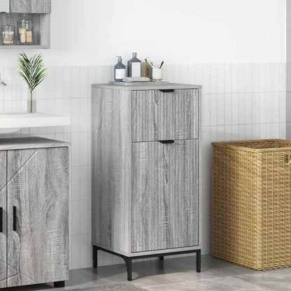 Badkamer Kast met lade Grijs Sonoma 39,5 x 36 x 88 cm