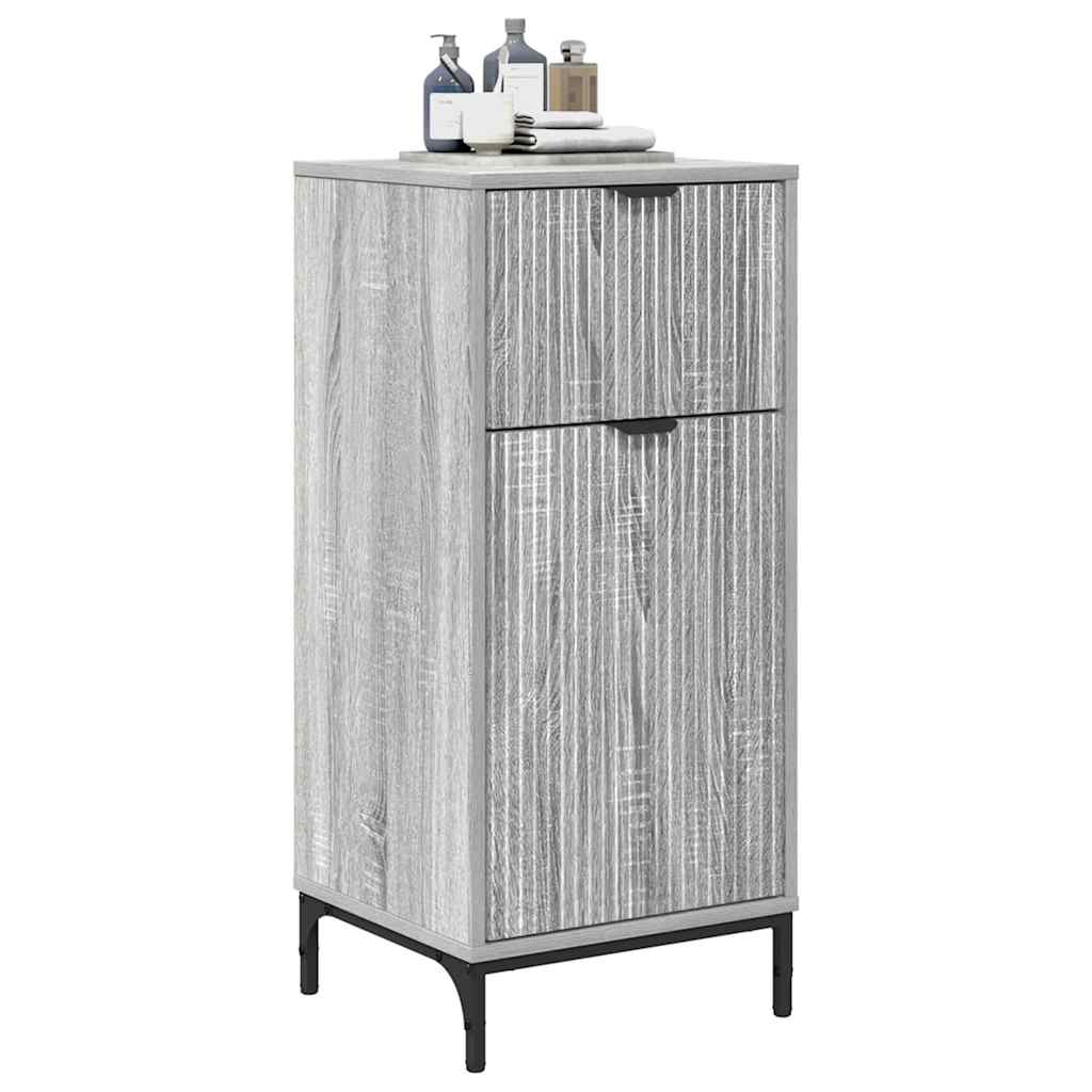 Badkamer Kast met lade Grijs Sonoma 39,5 x 36 x 88 cm