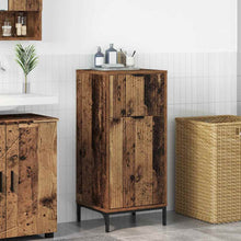 Badkamer Kast Oud Hout 39,5 x 36 x 88 cm Bewerkt hout & Metaal