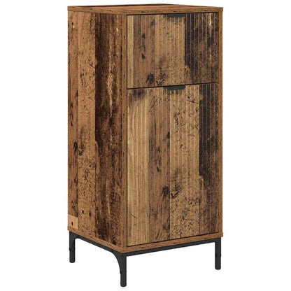 Badkamer Kast Oud Hout 39,5 x 36 x 88 cm Bewerkt hout & Metaal