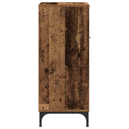 Badkamer Kast Oud Hout 39,5 x 36 x 88 cm Bewerkt hout & Metaal