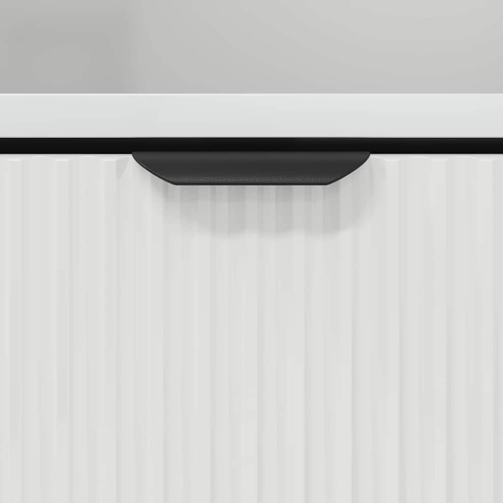 Badkamer Kast met lade Hoogglans wit 31,5 x 33 x 190 cm
