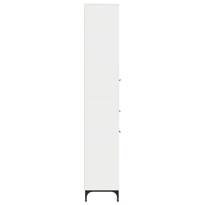 Badkamer Kast met lade Hoogglans wit 31,5 x 33 x 190 cm
