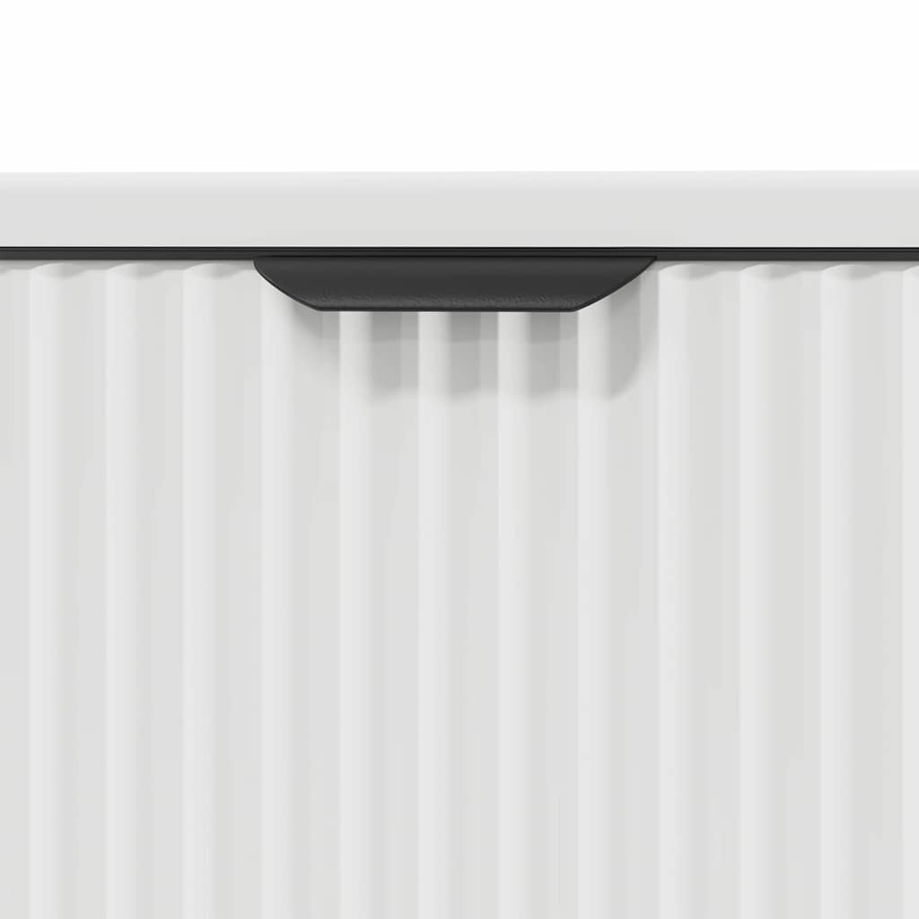 Badkamertenk te kast Wit 60,5 x 33,5 x 61 cm Bewerkt hout