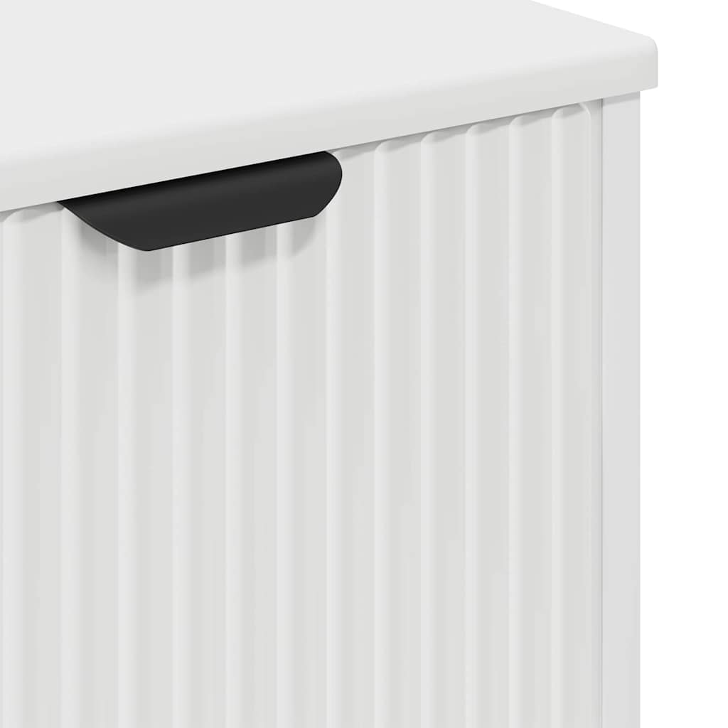 Badkamertenk te kast Wit 60,5 x 33,5 x 61 cm Bewerkt hout