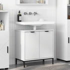 Bathroom cabinet White 60.5 x 33.5 x 61 cm Engineered wood