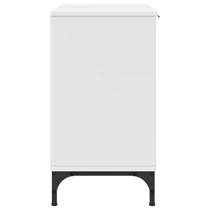 Badkamertenk te kast Wit 60,5 x 33,5 x 61 cm Bewerkt hout