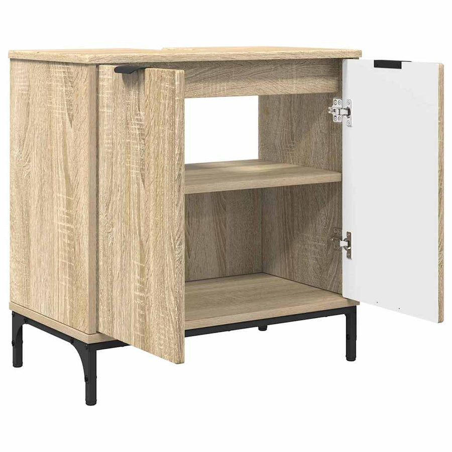 Badkamertenk te kast Sonoma eiken 60,5 x 33,5 x 61 cm