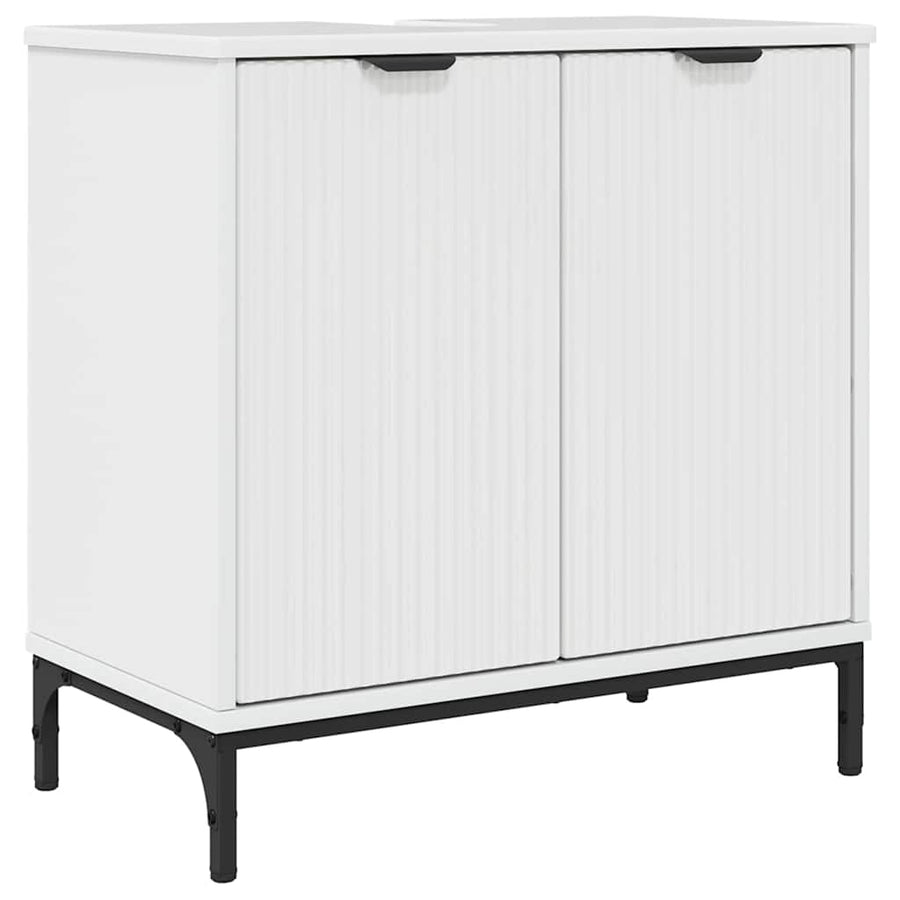 Badkamertenk te kast Hoogglans wit 60,5 x 33,5 x 61 cm