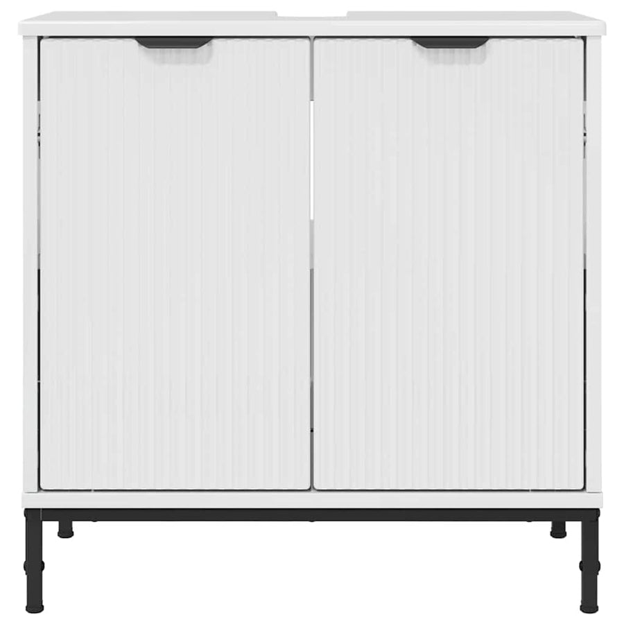 Badkamertenk te kast Hoogglans wit 60,5 x 33,5 x 61 cm