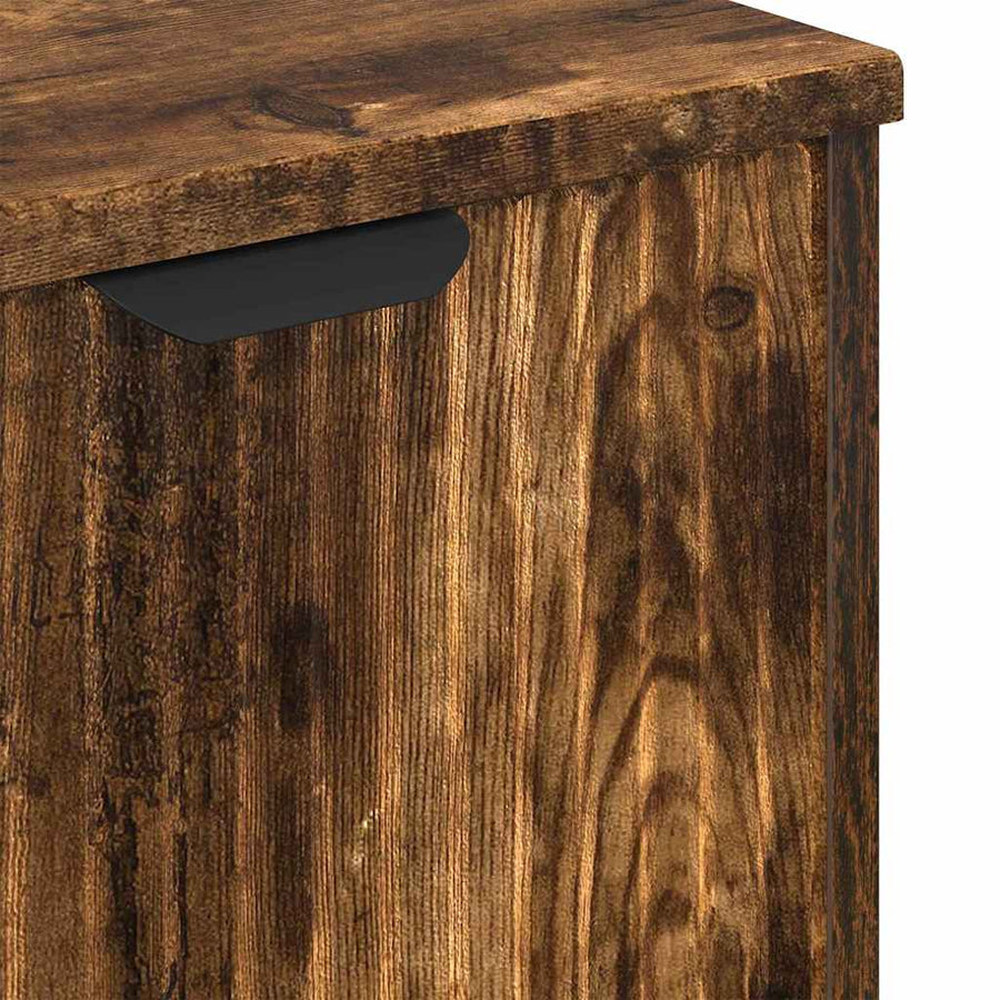 Badkamertenk te kast Gerookt eiken 60,5 x 33,5 x 61 cm