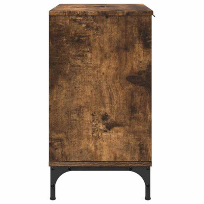 Badkamertenk te kast Gerookt eiken 60,5 x 33,5 x 61 cm