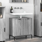 Bathroom cabinet Grey Sonoma 60.5 x 33.5 x 61 cm