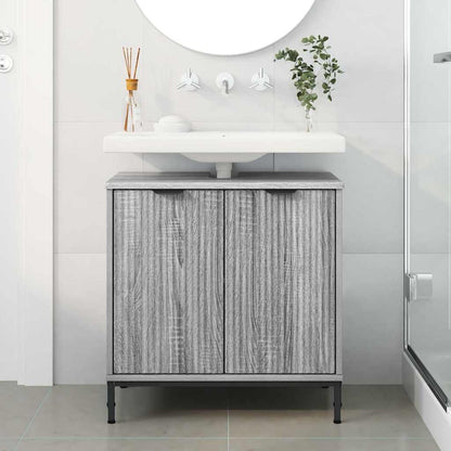 Badkamertenk te kast Grijs sonoma 60,5 x 33,5 x 61 cm