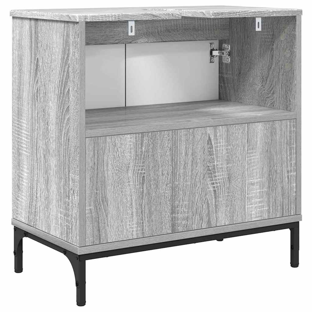 Badkamertenk te kast Grijs sonoma 60,5 x 33,5 x 61 cm