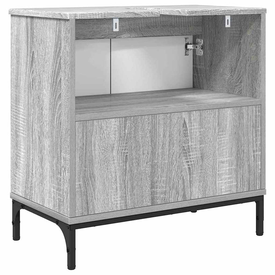Badkamertenk te kast Grijs sonoma 60,5 x 33,5 x 61 cm