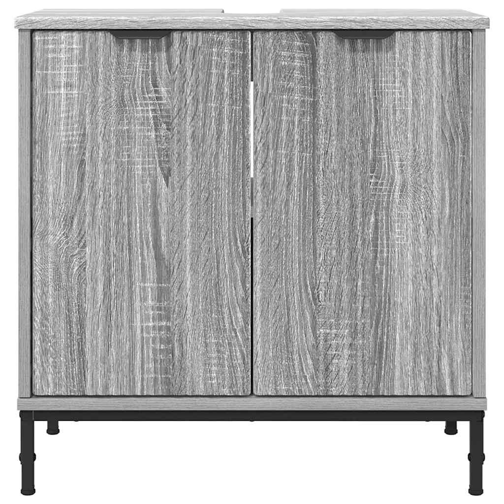 Badkamertenk te kast Grijs sonoma 60,5 x 33,5 x 61 cm