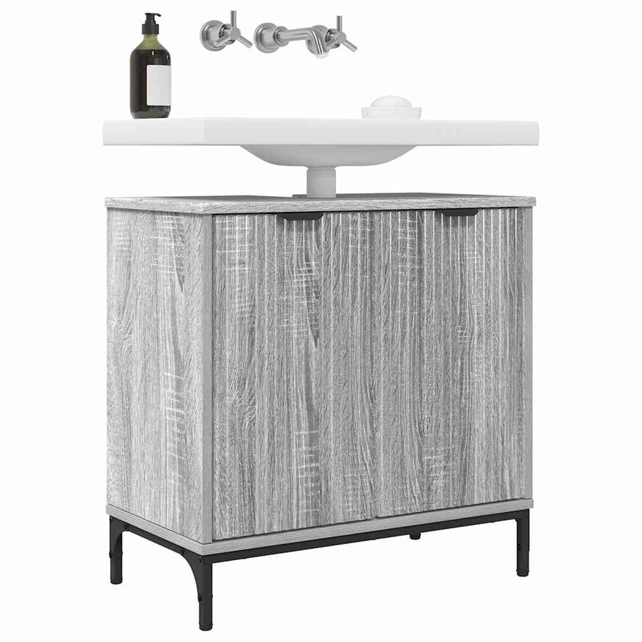 Badkamertenk te kast Grijs sonoma 60,5 x 33,5 x 61 cm