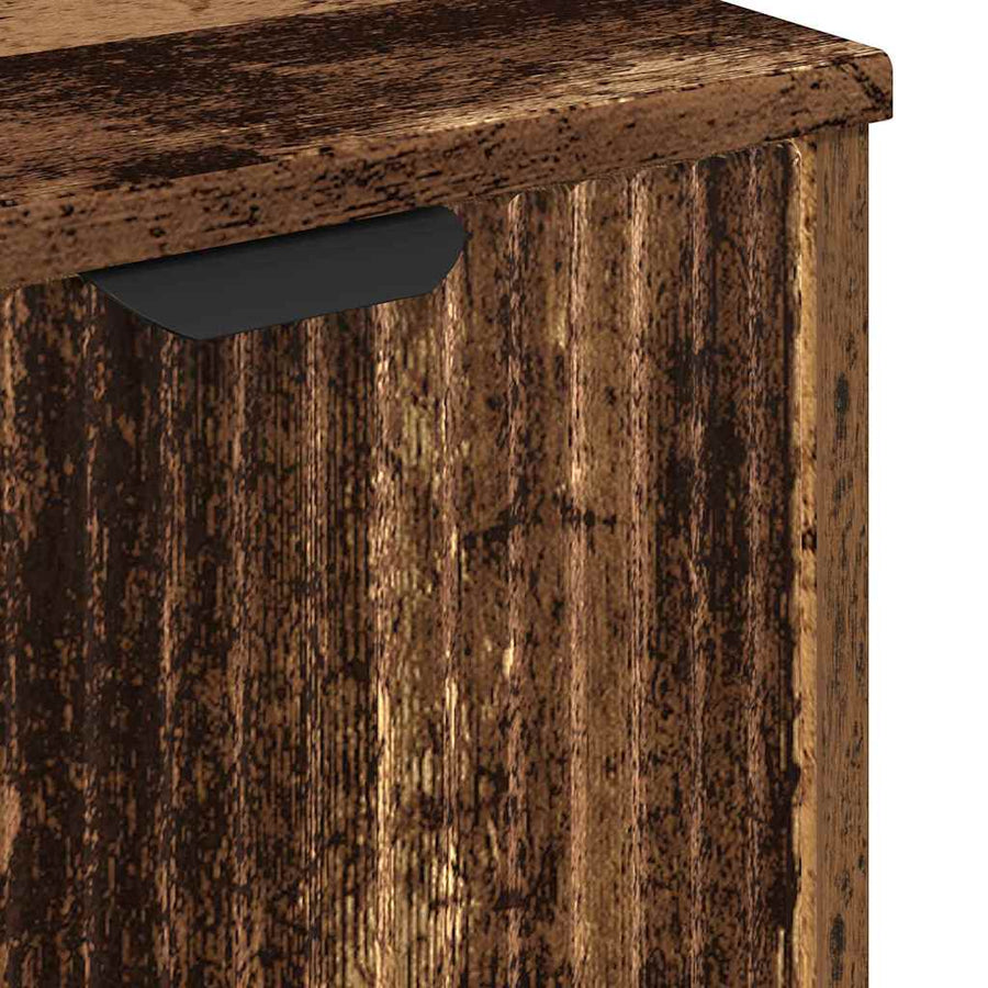 Badkamertenk te kast Oud hout 60,5 x 33,5 x 61 cm Bewerkt hout