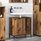 Badkamerkast 60,5x33,5x61 cm bewerkt hout