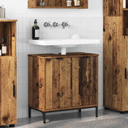 Badkamerkast 60,5x33,5x61 cm bewerkt hout
