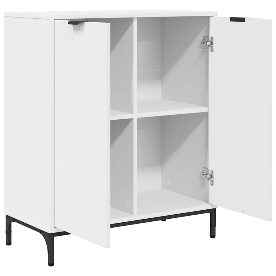 Dressoir Wit 69,5 x 33 x 82 cm Bewerkt hout