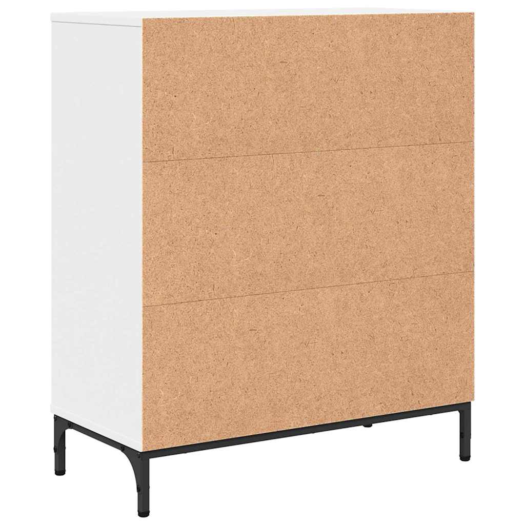 Dressoir Wit 69,5 x 33 x 82 cm Bewerkt hout