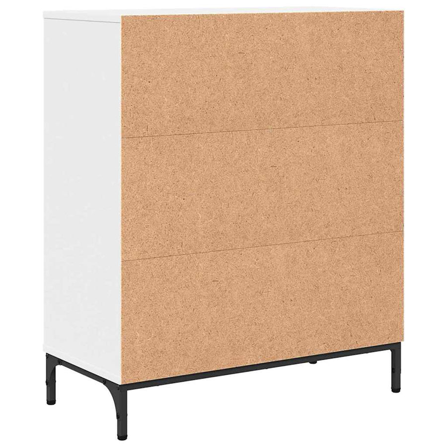 Dressoir Wit 69,5 x 33 x 82 cm Bewerkt hout