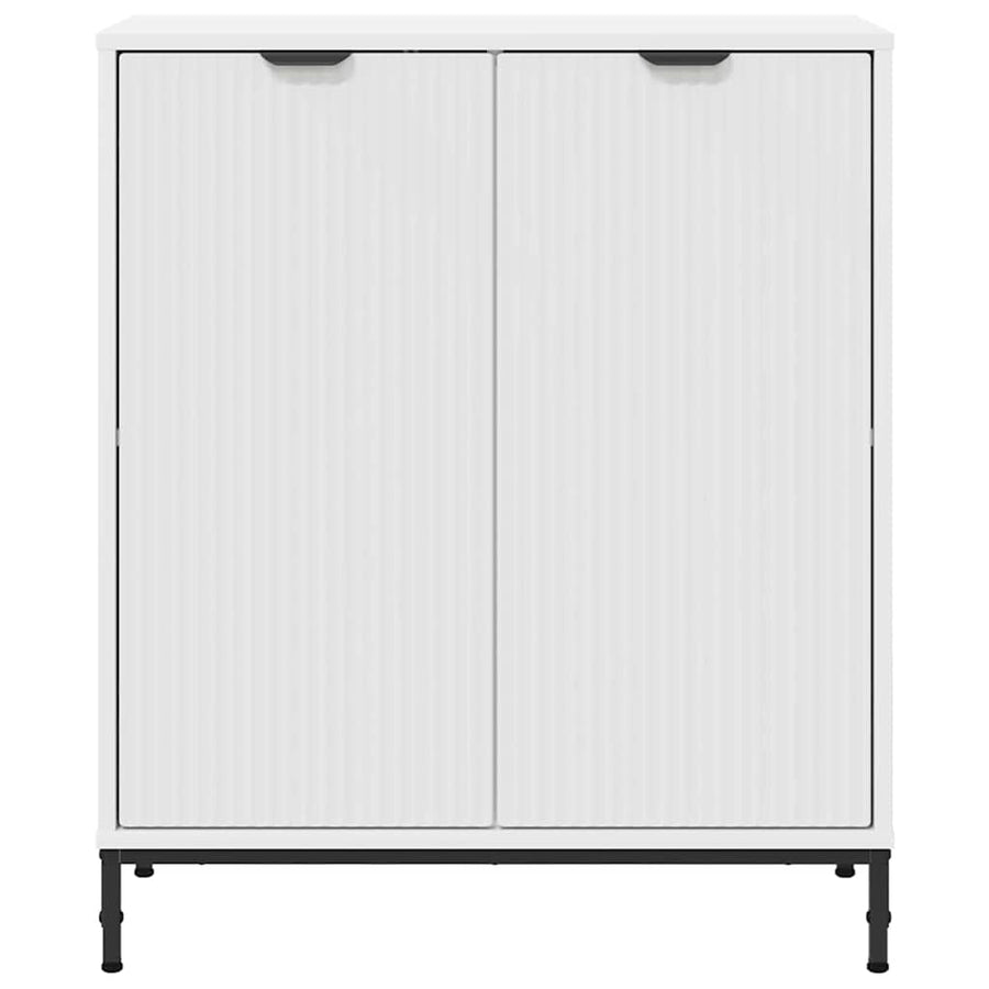 Dressoir Wit 69,5 x 33 x 82 cm Bewerkt hout
